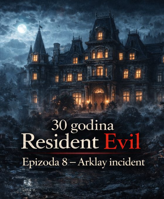 Arklay Incident 1998 – S.T.A.R.S. Alpha tim ulazi u Spencer vilu nakon napada Cerberus pasa tokom istrage Umbrella eksperimenata