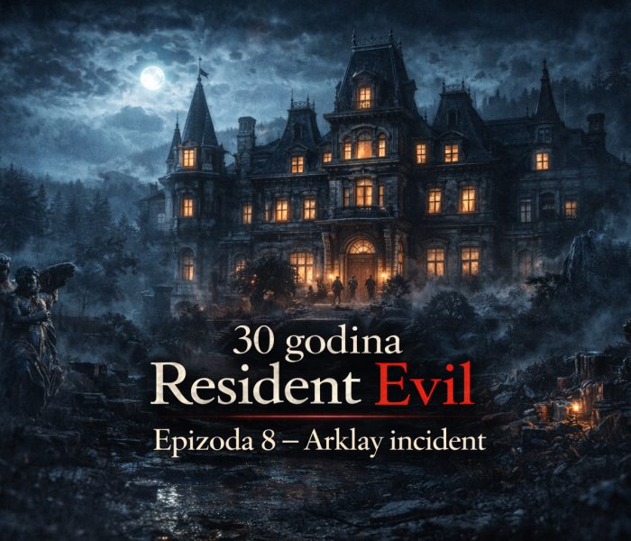 Arklay Incident 1998 – S.T.A.R.S. Alpha tim ulazi u Spencer vilu nakon napada Cerberus pasa tokom istrage Umbrella eksperimenata
