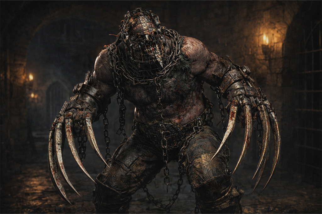 Resident Evil timeline RE4 i Las Plagas - Garrador mutacija pod kontrolom Las Plagas parazita u tamnici Salazarovog zamka tokom događaja iz Resident Evil 4