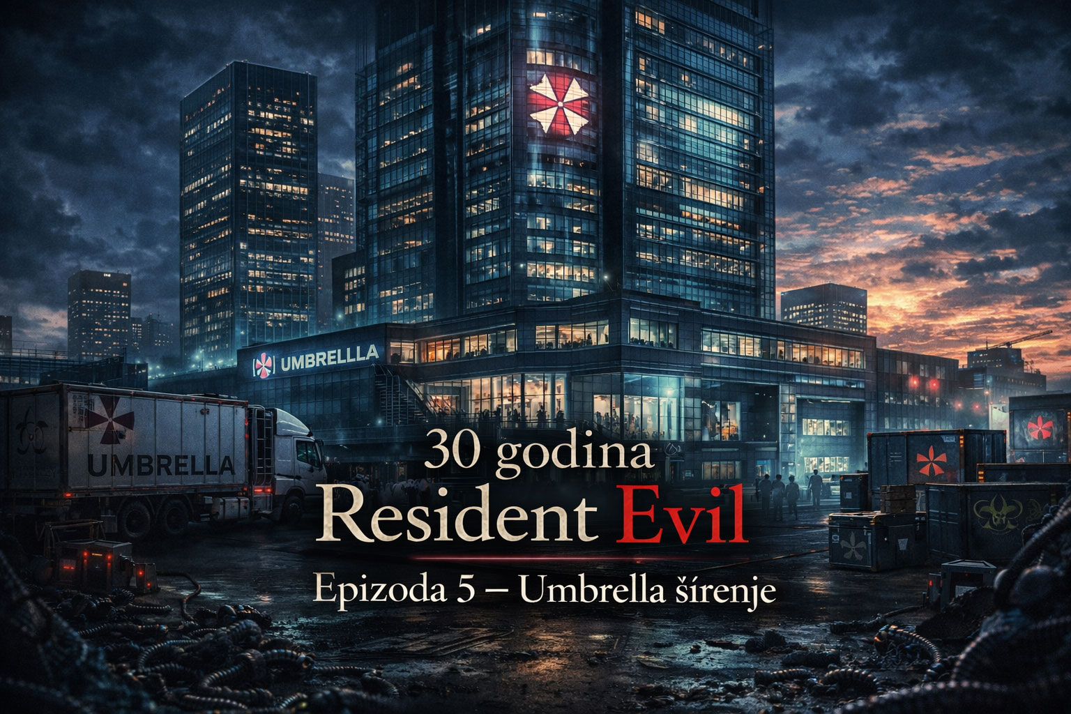 Umbrella širenje kroz globalnu mrežu laboratorija u Resident Evil timeline priči