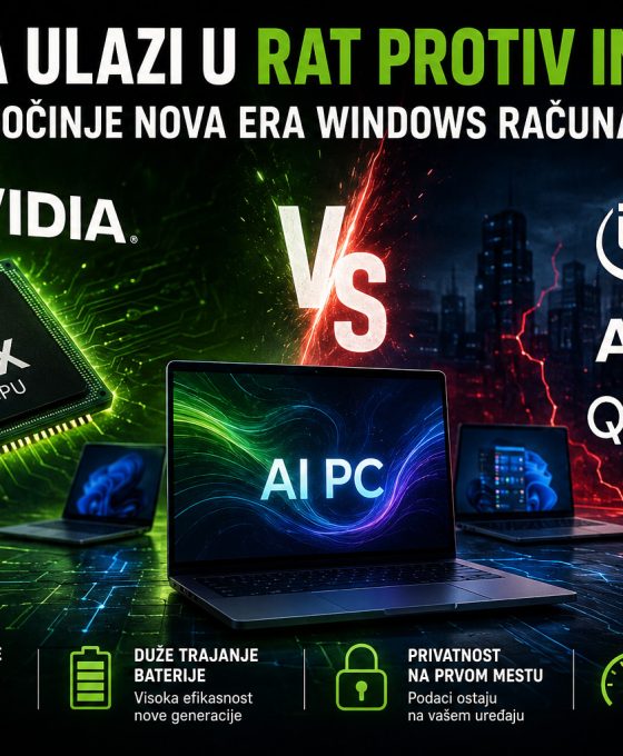NVIDIA ulazi na tržište Windows procesora sa N1X AI čipom i uz Microsoft izaziva Intel, AMD i Qualcomm u novoj eri AI PC računara.