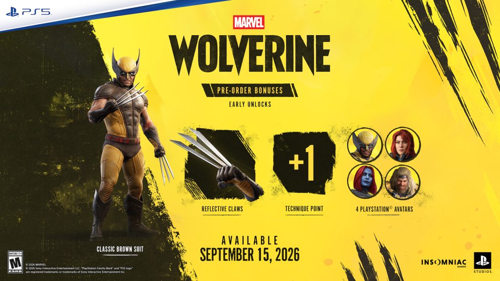 Marvel’s Wolverine preorder