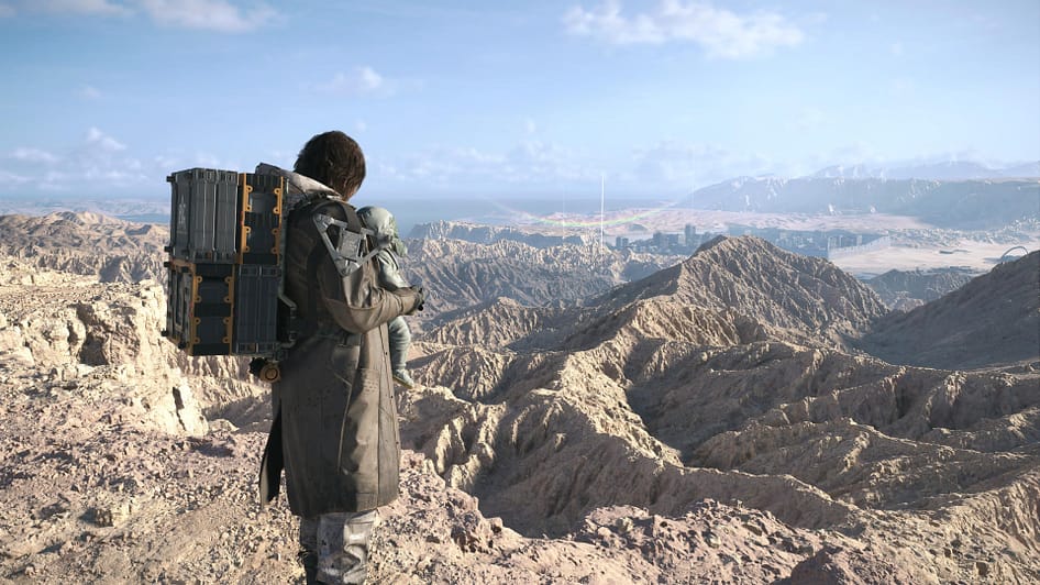 Death Stranding 2 mountains 