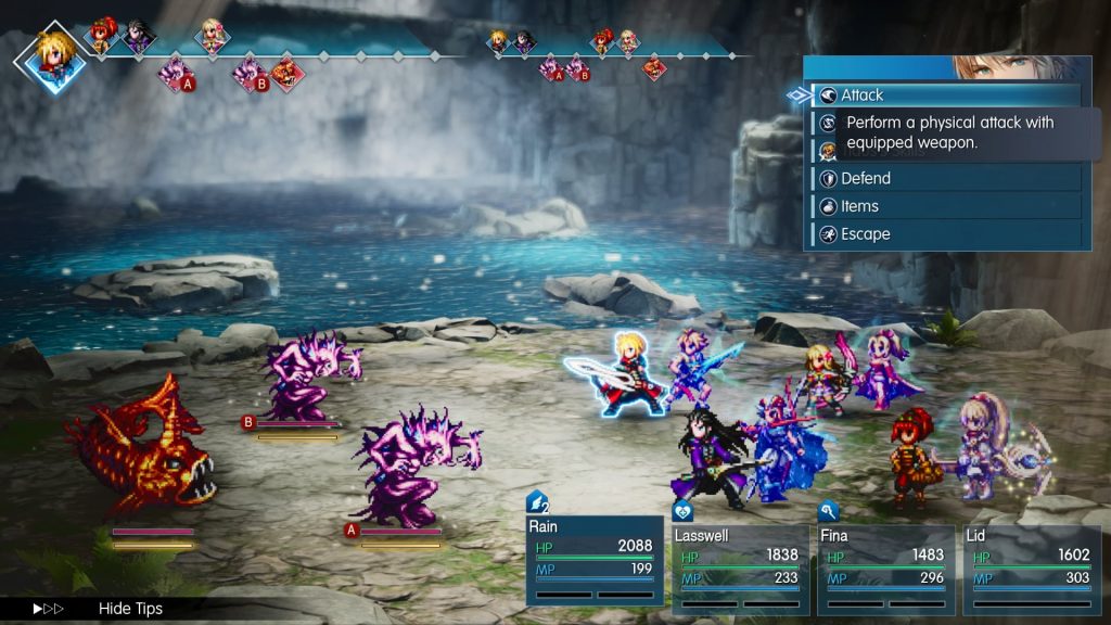 Final Fantasy Resonance battle