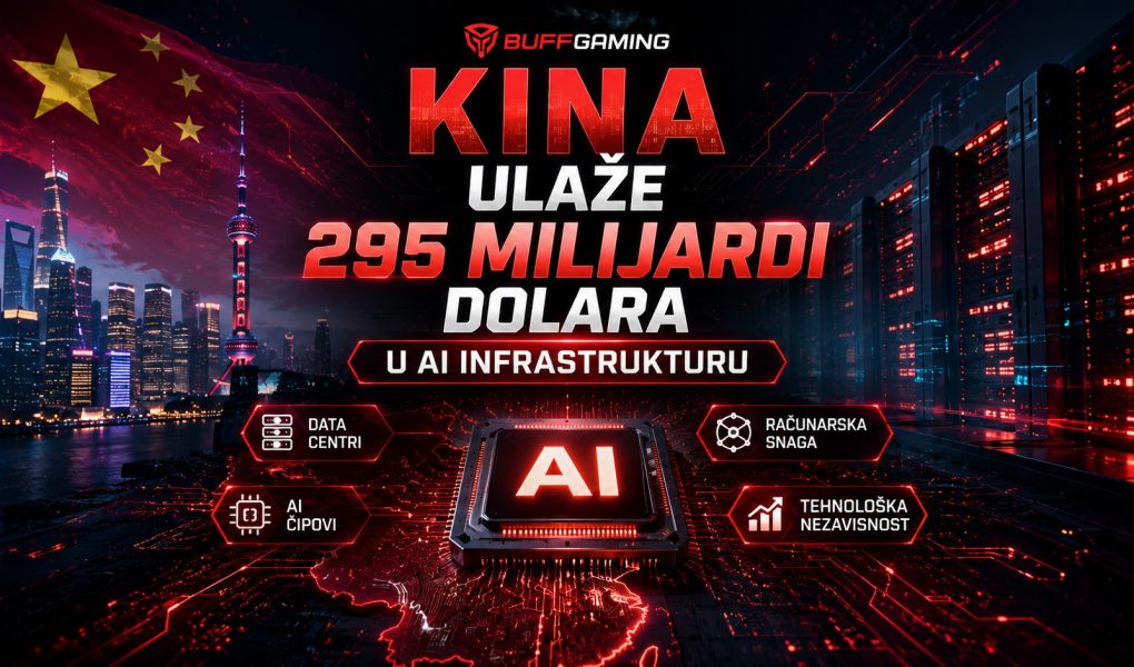 Kineski AI data centri i procesor veštačke inteligencije koji predstavljaju investiciju od 295 milijardi dolara u razvoj AI infrastrukture.