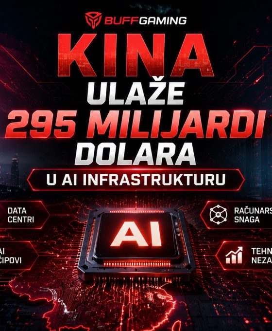 Kineski AI data centri i procesor veštačke inteligencije koji predstavljaju investiciju od 295 milijardi dolara u razvoj AI infrastrukture.