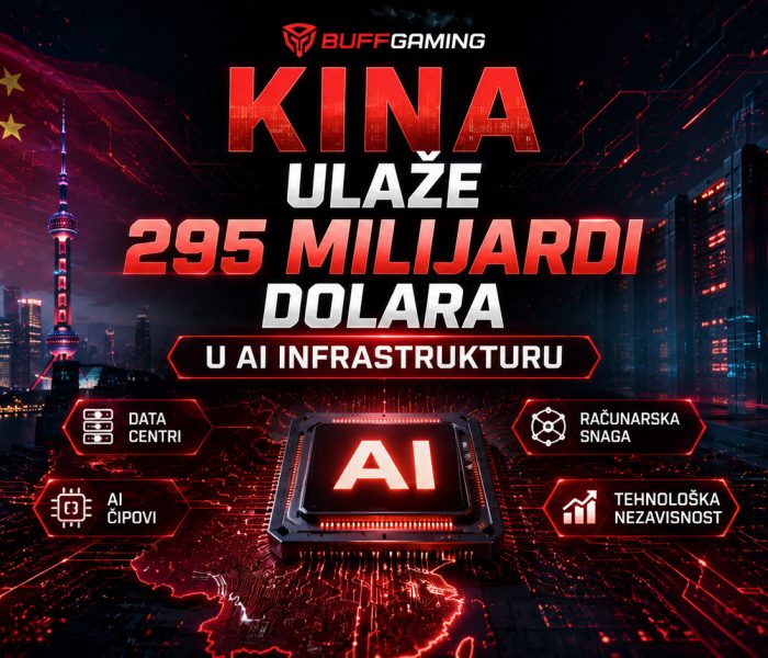 Kineski AI data centri i procesor veštačke inteligencije koji predstavljaju investiciju od 295 milijardi dolara u razvoj AI infrastrukture.