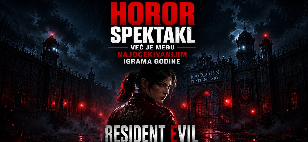 Resident Evil Veronica baner sa Claire Redfield ispred mračnog zatvora, uz naslov Capcomov novi horor spektakl već je među najočekivanijim igrama godine.