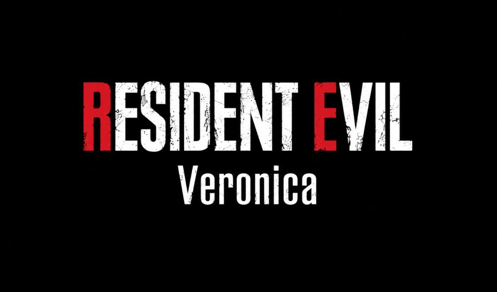 Resident Evil Veronica logo na crnoj pozadini sa prepoznatljivim crveno-belim natpisom iz najave remake igre.