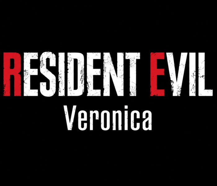 Resident Evil Veronica logo na crnoj pozadini sa prepoznatljivim crveno-belim natpisom iz najave remake igre.
